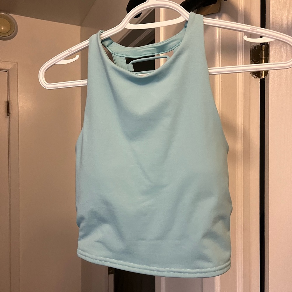 ALO Yoga Light Blue Bra Top